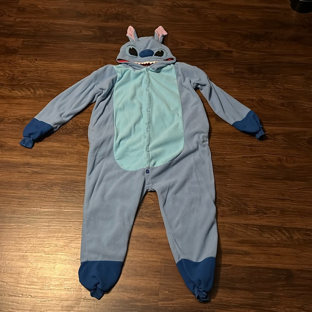 Stitch Unisex-Adult Animal Onesies Pajamas, Size Medium